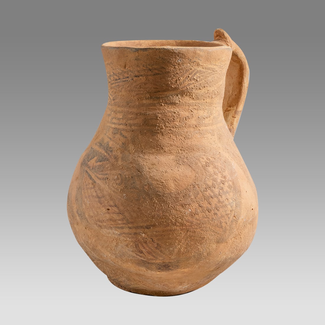Ancient Holy Land Pottery Jug c.600 BC. (1 of 4)