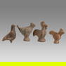 Lot of 4 Ancient Holy Land Roman Birds Rattle c.2nd-4th century AD.