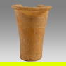 Egyptian Alabaster Tapered Cup New Kingdom, 18th dynasty, 1490 - 1468 B.C.