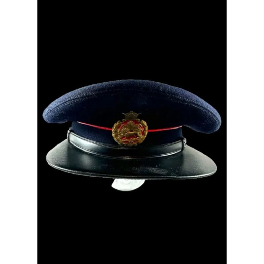 Rare shah Pahlavi Iran Persian police officers visor hat cap (1 of 3)