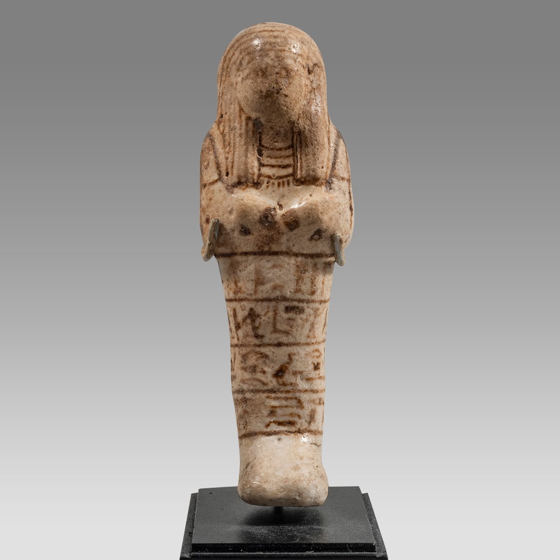 Ancient Egyptian Third Intermediate Period Faience Ushabti ca. 1070 B.C. (1 of 3)