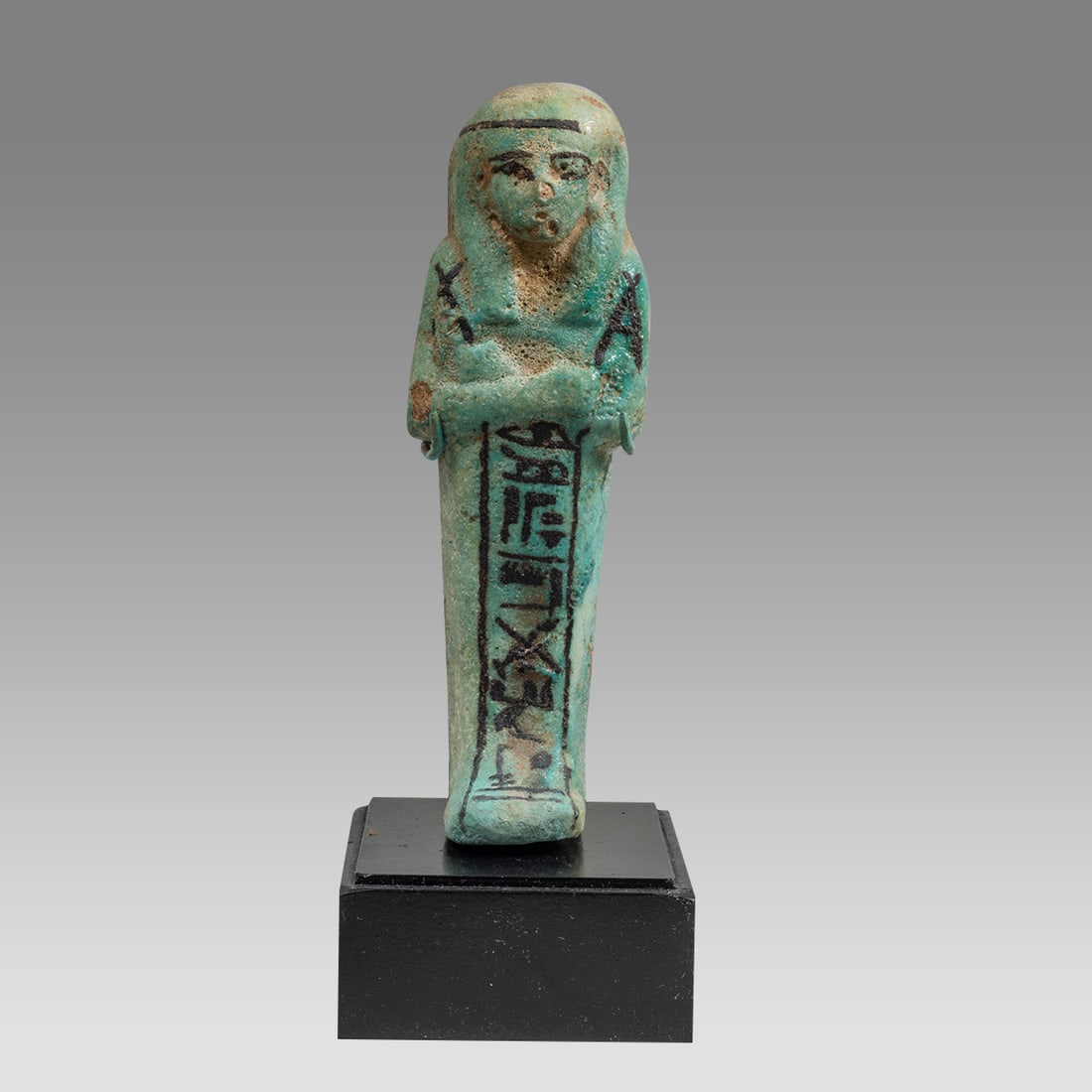 Ancient Egyptian Third Intermediate Period Faience Ushabti ca. 1070 B.C. (1 of 3)