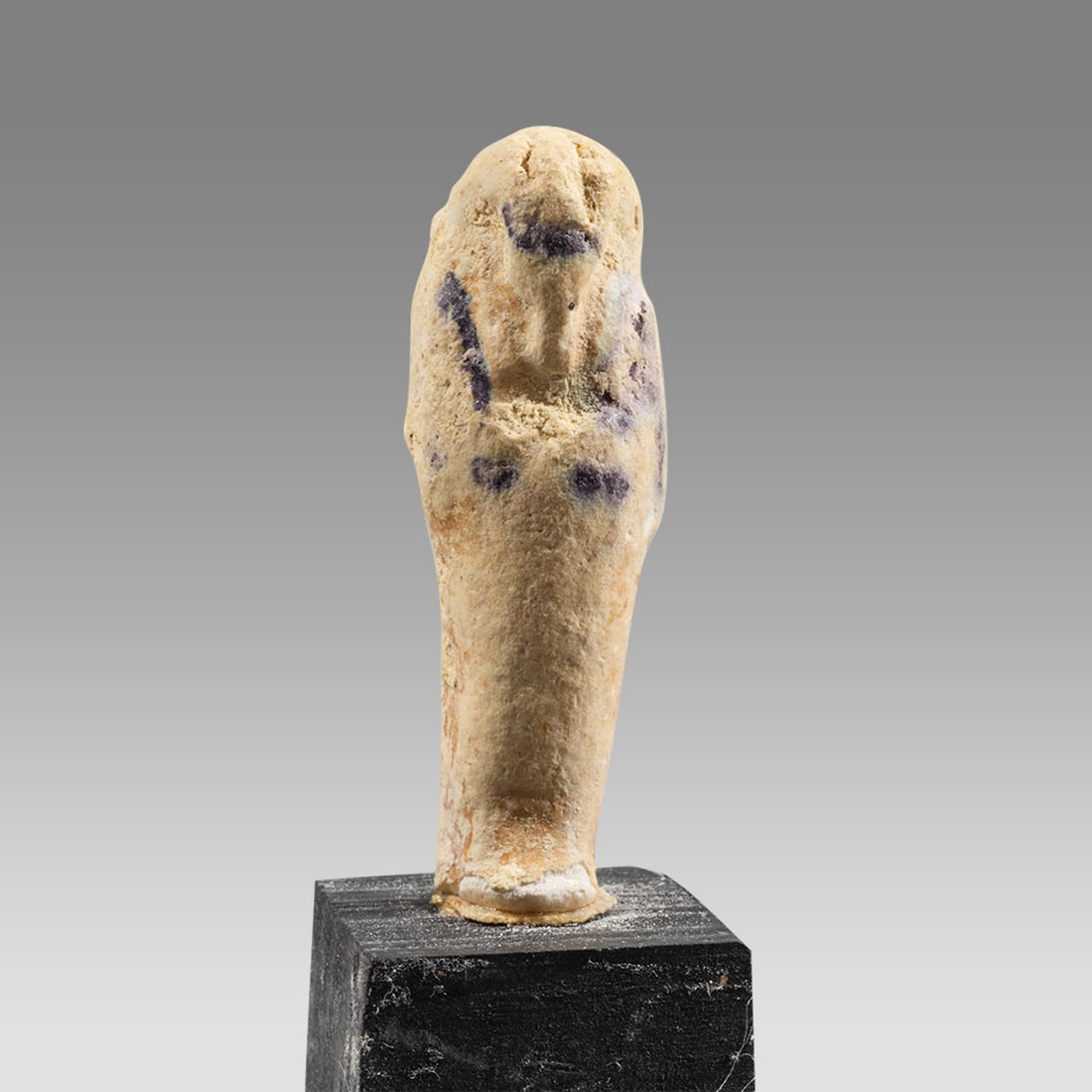 Ancient Egyptian Faience Ushabti with Hieroglyph Late Period, ca. 700-30 B.C. (1 of 3)