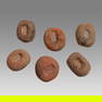 Lot of 6 Ancient Egyptian Terracotta Amarna Amulet Molds c. 1353-1336 BCE.