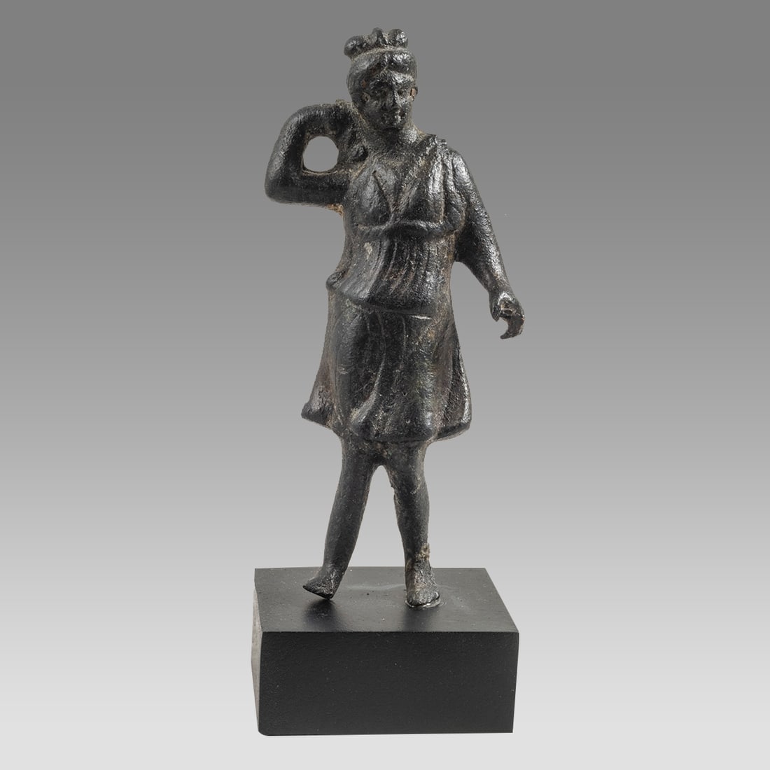 Ancient Roman Bronze Figure Of Diana c.2nd-3rd century A.D. (1 of 3)