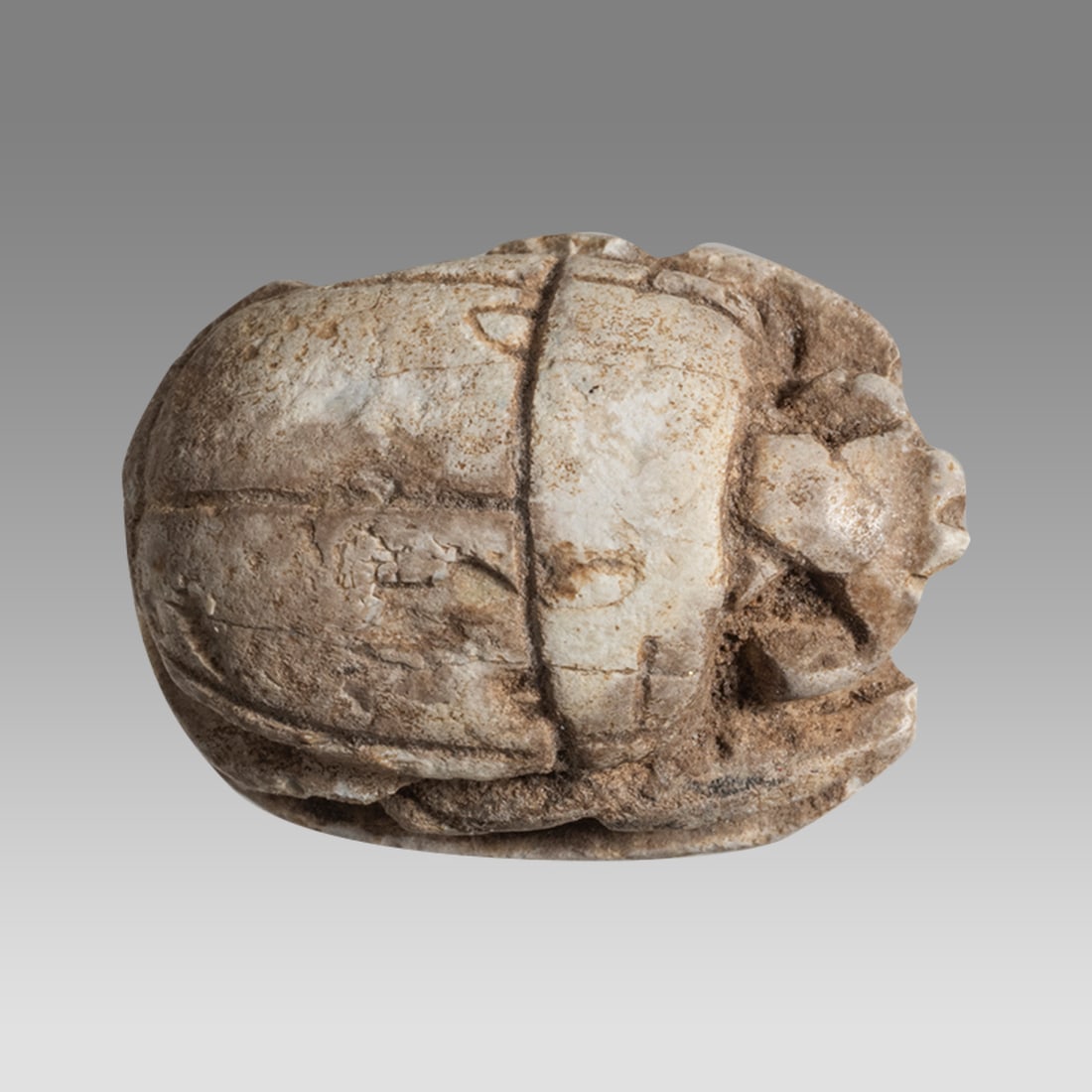 Ancient Egypt, Middle Kingdom Small Scarab With Hieroglyph c.2330-1650 BC. (1 of 2)