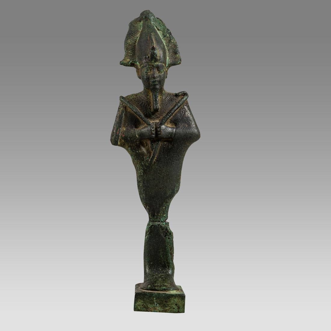 Ancient Egyptian Large Bronze Figure Of Osiris Late Period c.634-330 BC. (1 of 3)