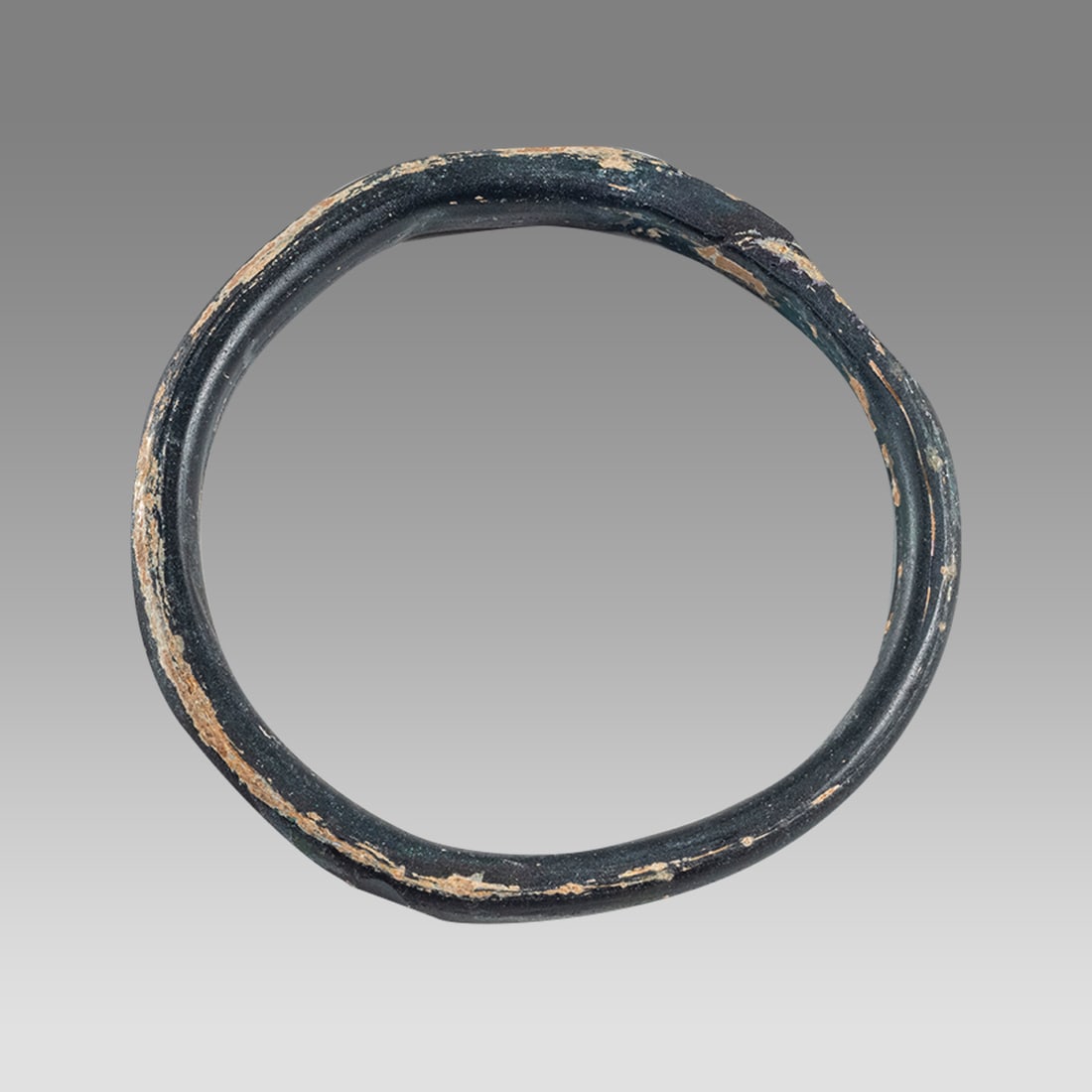Ancient Byzantine Blue Glass Bracelet c.6th-9th century AD. (1 of 3)