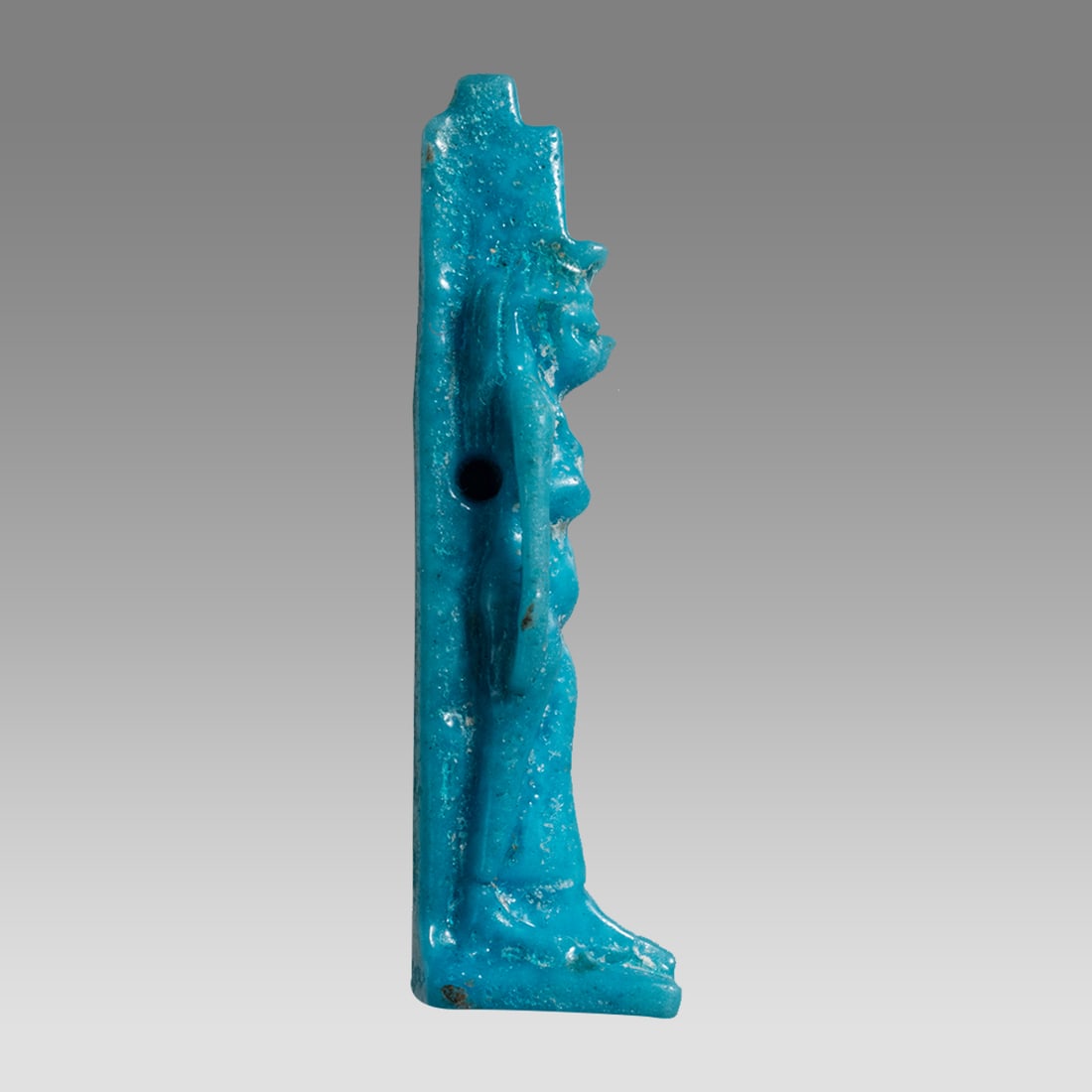 Ancient Egyptian Faience Isis Amulet c.663-525 BC. (1 of 3)