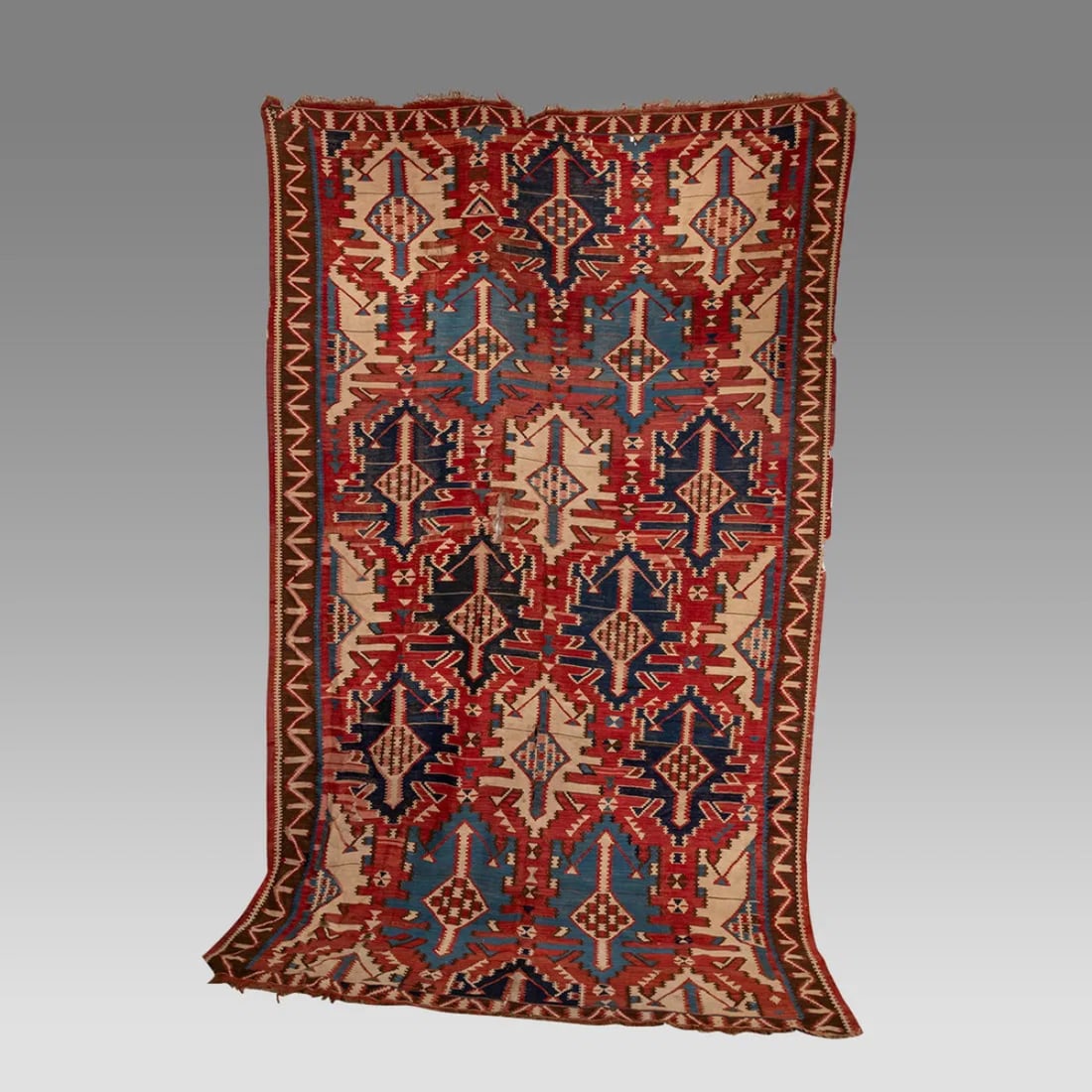 Antique Caucasus Kazak Kilim. (1 of 2)
