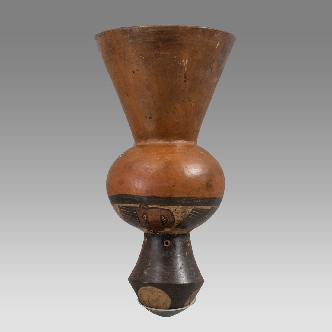 Ancient Pre Columbian Nazca Pottery Drum c.200-600 AD. (1 of 10)