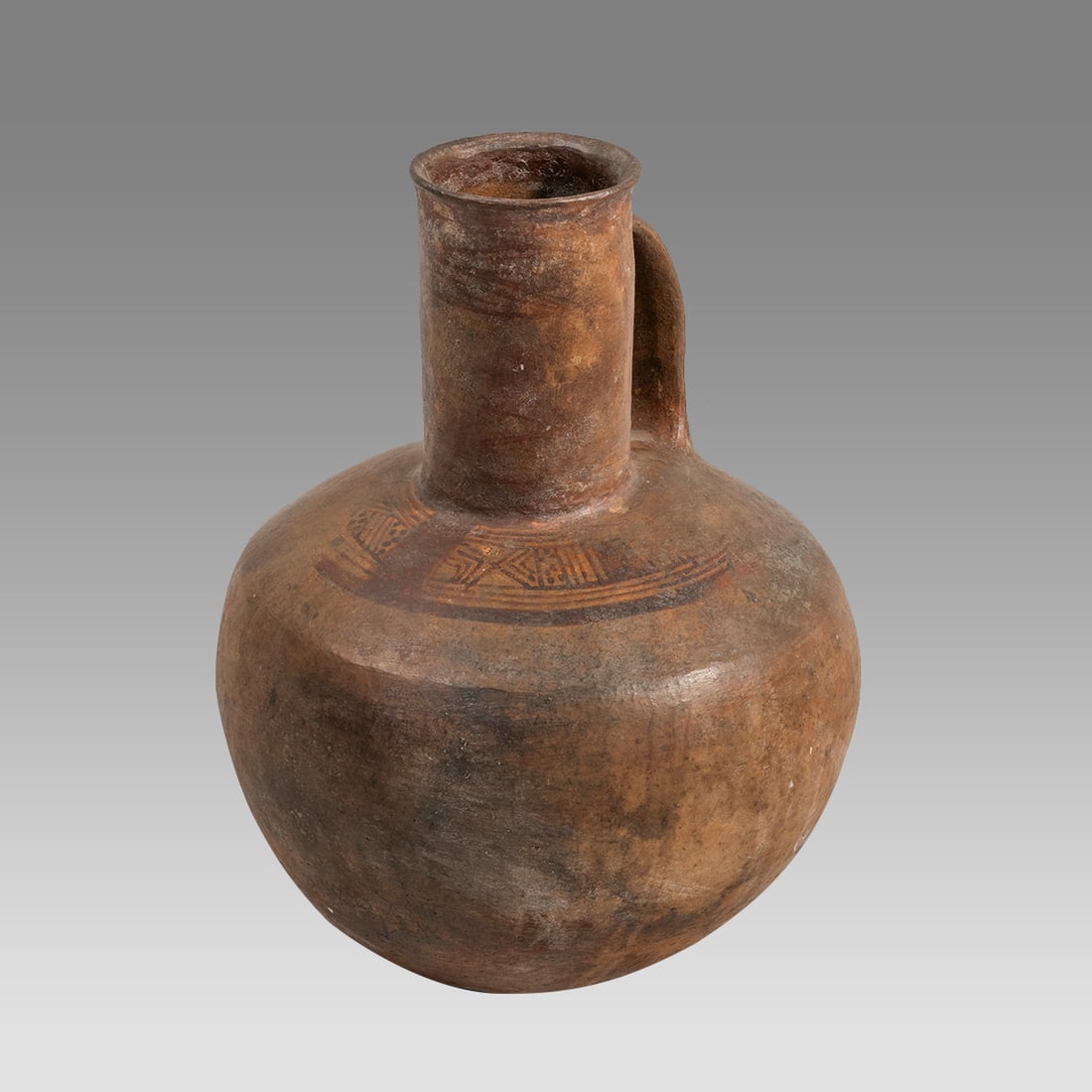 Ancient Pre Columbian, Guane Culture Large Pottery Jug Ca. 800-1200 A.D. (1 of 4)
