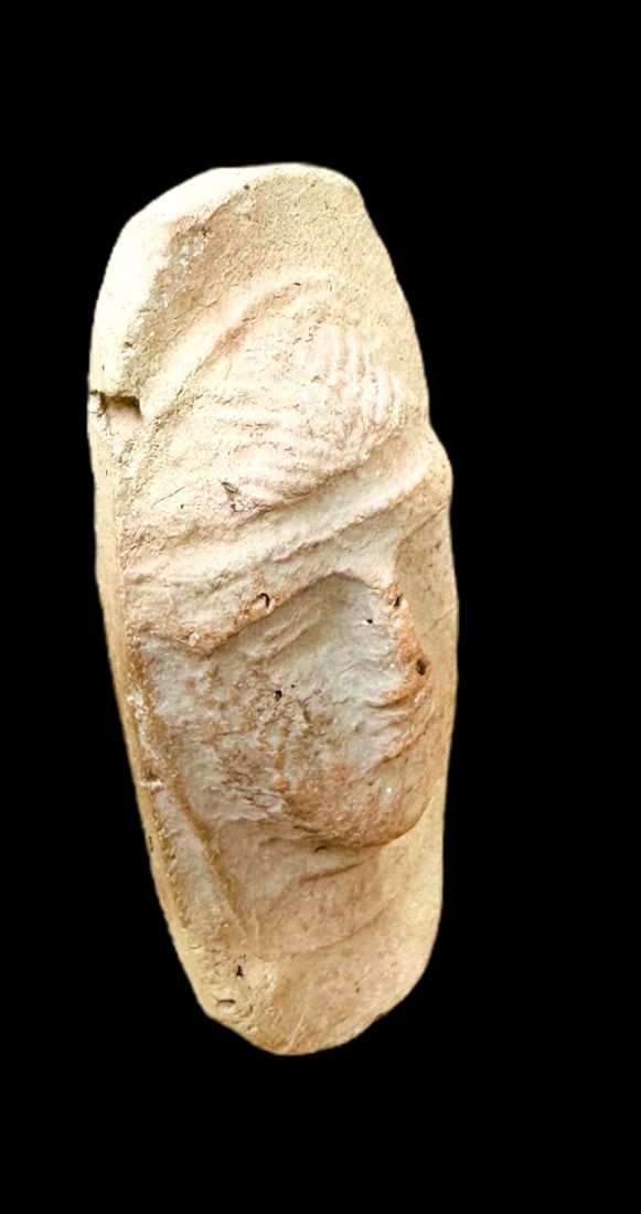 Phoenician Idol head plaque – Hellenistic period – Ca. 300 BC. (1 of 5)