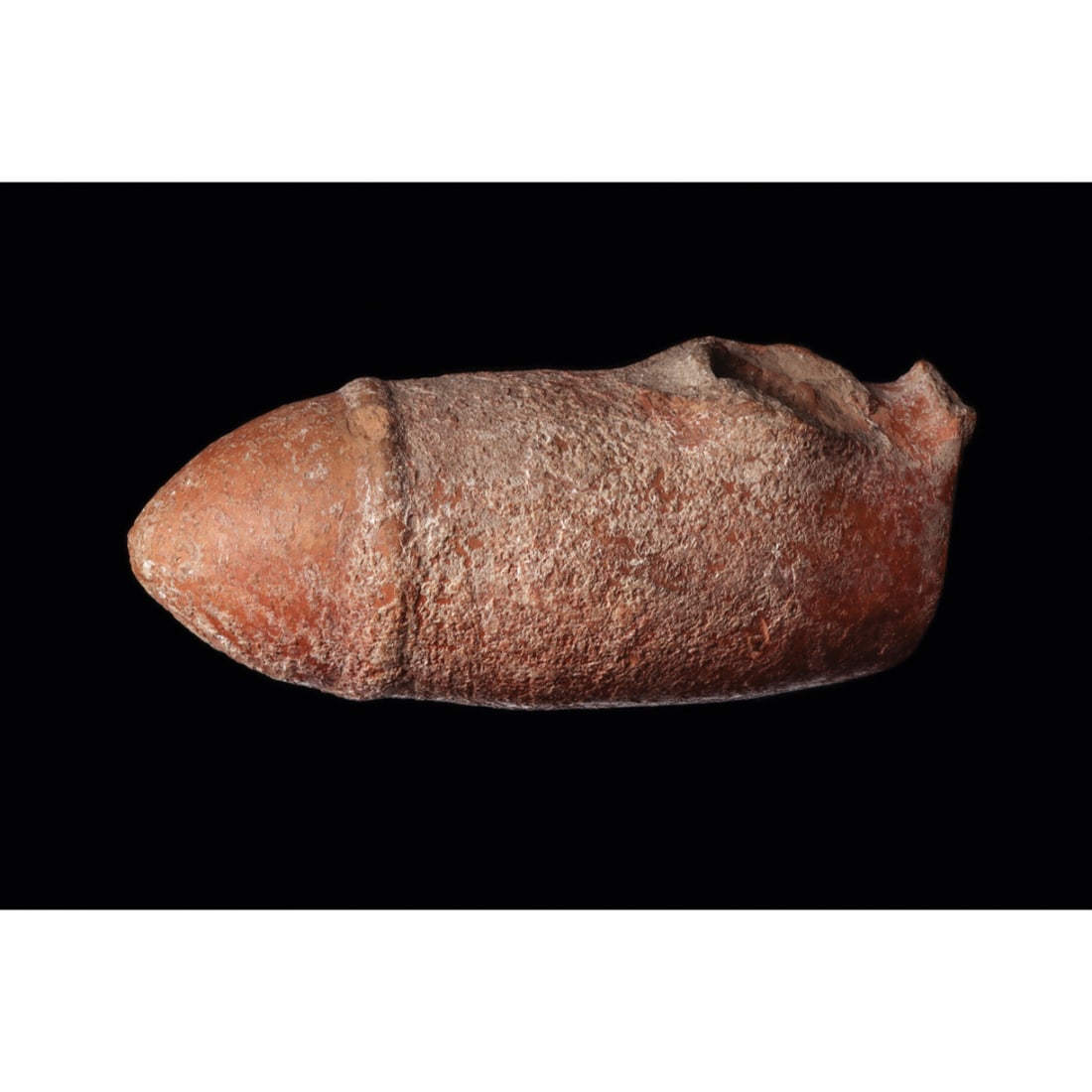 Ancient Greek Phallic Terracotta Oil Lamp Magna Graecia. Ca. 6th - 5th century B.C. (1 of 4)