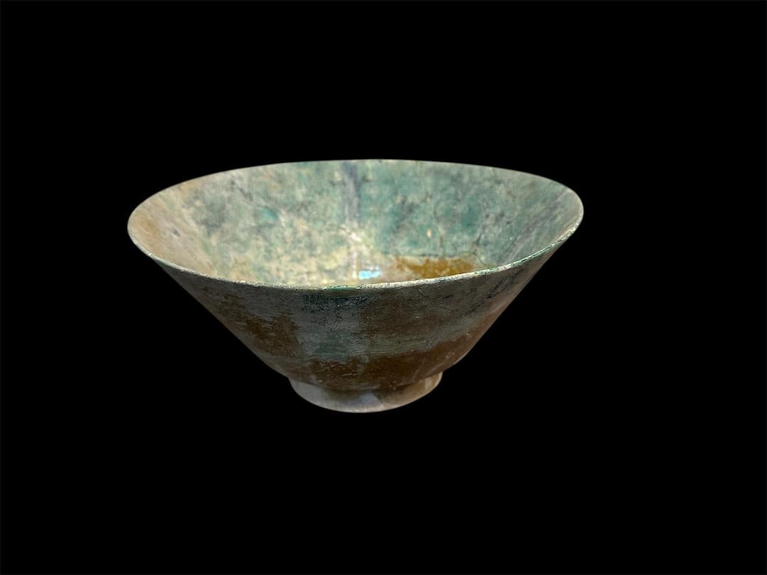 Ancient Islamic Persian Kashan Ceramic Bowl c.13th century AD. (1 of 3)