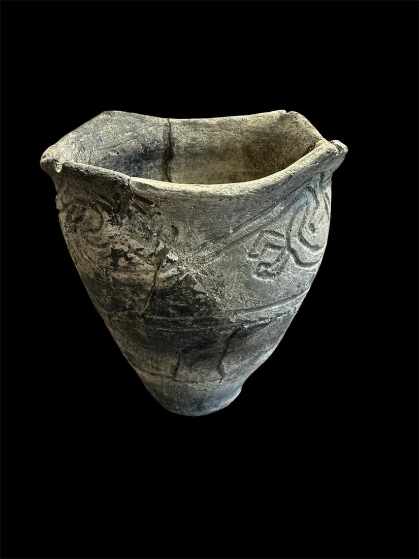 Neolithic Japanese Jomon Vessel Probably ca. 3000 BC. (1 of 3)