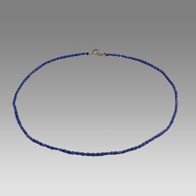 Ancient Roman Lapis Lazuli Bead Necklace c.2nd-3rd cent AD.