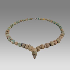 Ancient Roman, Faience Bead Necklace c.2nd century AD.