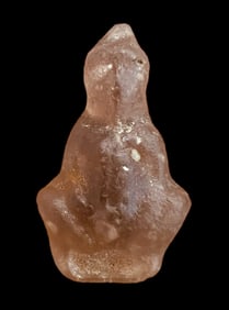 Ancient Egypt Ptolemaic Period Glass Amulet of Naked Baubo c.332-30 BC.