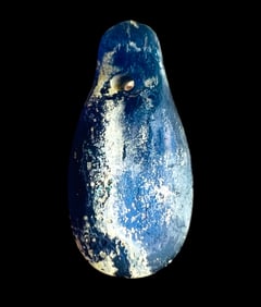 Ancient Roman Egypt, Blue Glass Pendant c.1st-4th century AD.