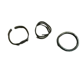 Lot of 3 Ancient Greco-Roman Silver Rings c.4th-1st century BC.