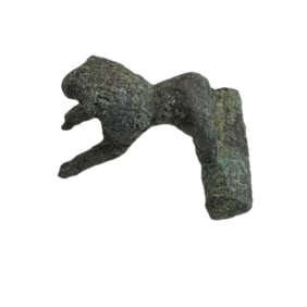 Ancient Roman, Bronze Lion Fibula c.1st century AD.