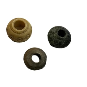 Lot of 3 Ancient Roman, Bone Spindles c.1st-4th century AD.