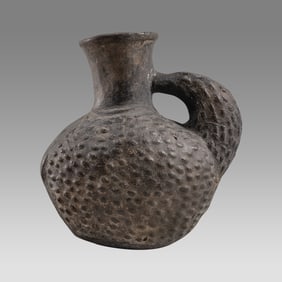 Chimu Terracotta Bottle in the shape of a bird, 1100-1400 AD,