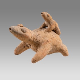 Colima Pottery Frog Whistle.
