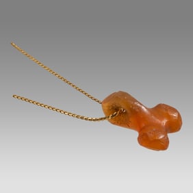 Sumerian Carnelian Phallic Amulet Ca. 1st millennium B.C.