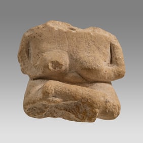 Sumerian Limestone Headless Body goddess Ca. 1st millennium B.C.