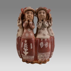 Folk Art Pottery Grouping Peru., Late 20th century,