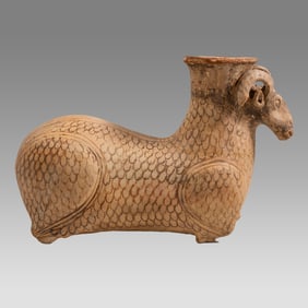 Northern Ionia. Style of Clazomenian Crouching Ram Rhyton.