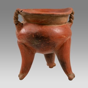 Costa Rican Spider Leg Vessel Ca. 1000-1200 A.D.