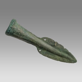 Ancient Luristan Bronze Spear Head c.1000 BC.
