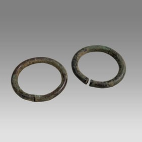Ancient Luristan Bronze Bracelets c.1000 BC.
