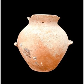 Ancient Holy Land HUGE! Early Bronze IV Age Ledge Handled Storage Jar – ca. 2250 BC.