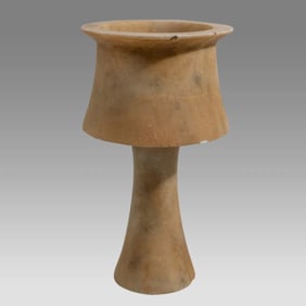 A BACTRIAN Style ALABASTER CHALICE.