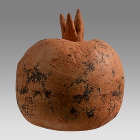 Ancient Holy Land Roman Terracotta Pomegranate Votive Fruit c.1st century BC-1st century AD.