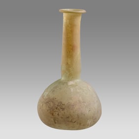 Ancient Roman Glass Bottle c.2nd century AD.