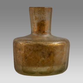 Ancient Late Roman Cut Glass Jar c.3rd-4th century AD.