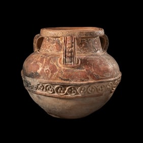Monumental, Ancient Indus Valley Pottery Handled Jar c.3300-1300 BC.