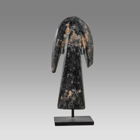 Ancient Anatolian Stone Abstract Figural Idol Bronze Age, c.4000-3000 BC.