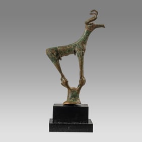 Ancient Rare Anatolian Hittite Bronze Bull Early Bronze Age, c.3000-2000 BC.