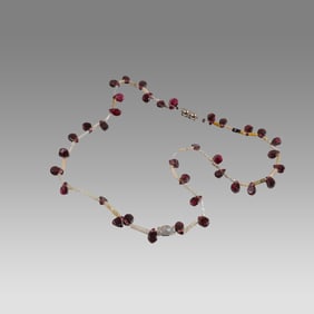 Ancient Roman Glass Bead Necklace c.2nd-4th century AD.