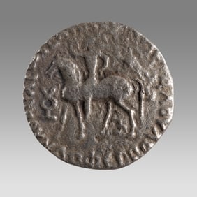Azes II silver tetradrachm, 35 BC - 5 AD.