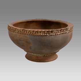 Ancient Pre Columbian Large Pottery Bowl c.500-1000 AD.