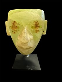 Pre Columbian, Teotihuacan Style stone Mask.