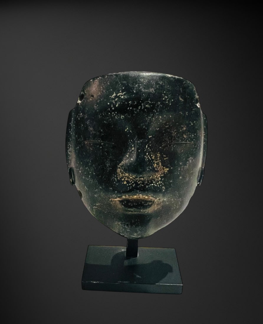 Pre Columbian, Colima Style stone Mask. (1 of 7)