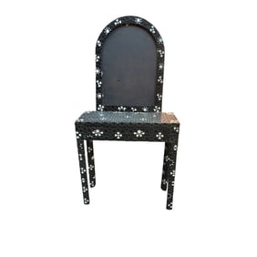 19th century Middle Eastern Syrian Mother Of Pearls Mirror and Console.